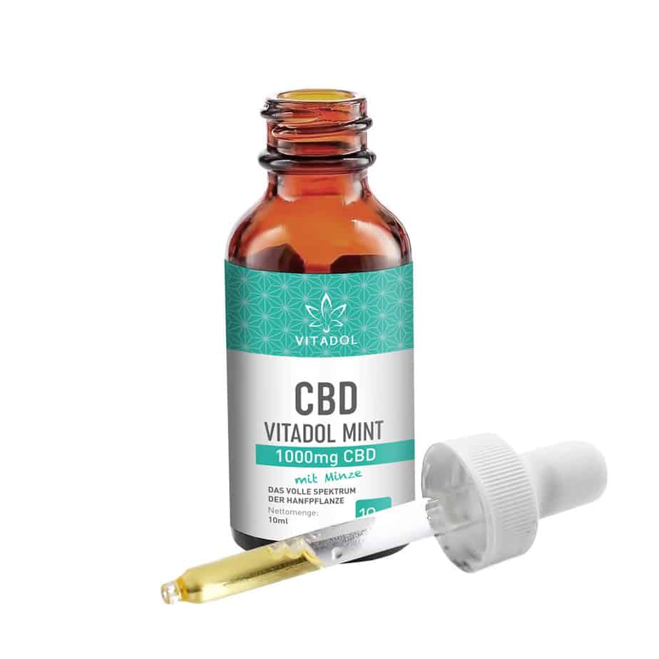 Vitadol Mint - Bio CBD Öl 10% (1.000mg) - 10ml