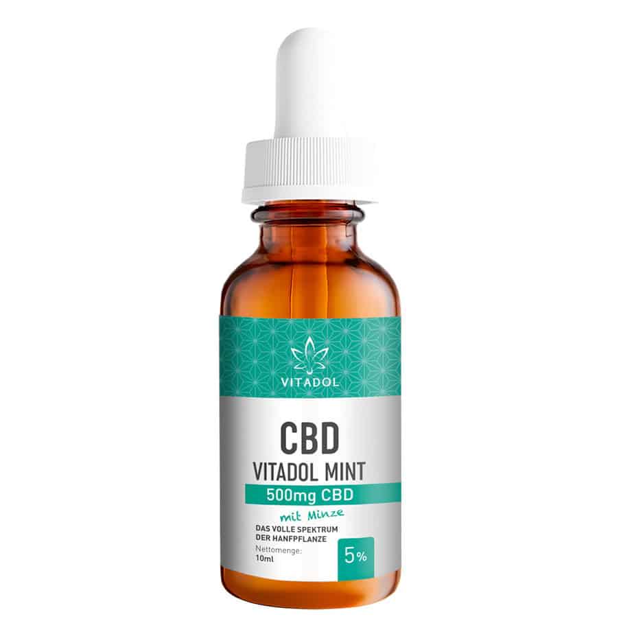 Vitadol Mint - Bio CBD Öl - 5% (500mg) - 10ml
